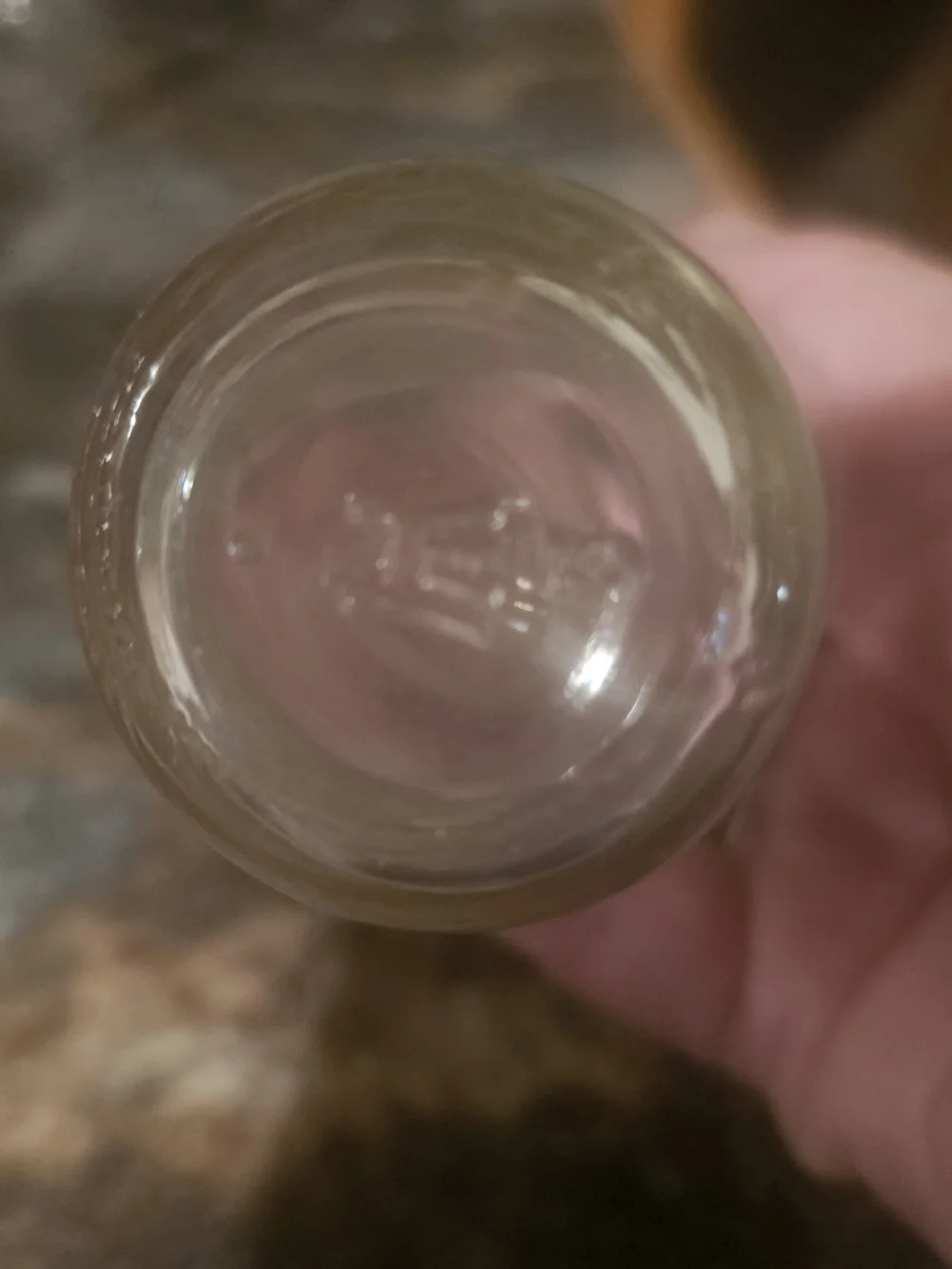 Clear Glass Milk Bottle Vase - Home Accents
